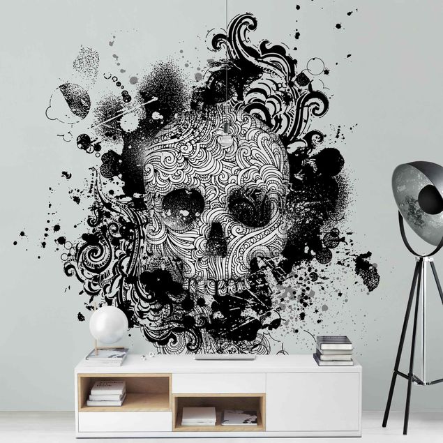 Papel pintado moderno Skull