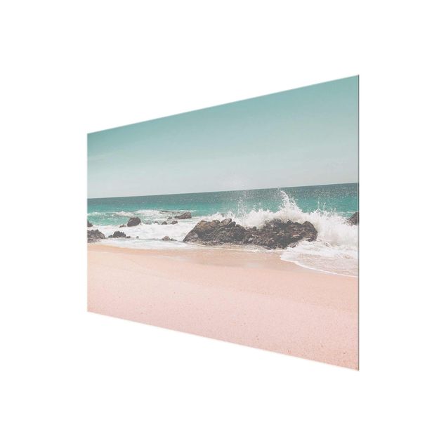 Cuadros de cristal paisajes Sunny Beach Mexico