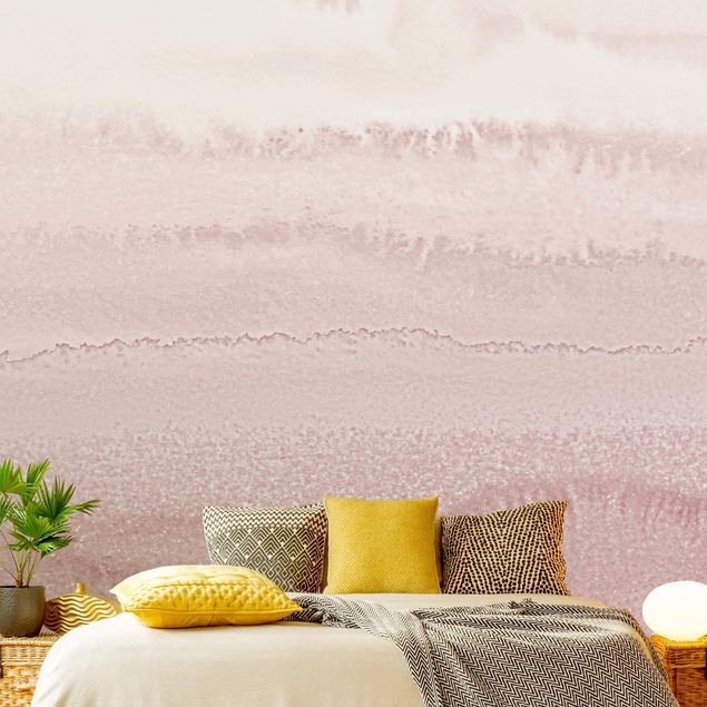 Papel pintado tonos beige Play Of Colours In Light Pink