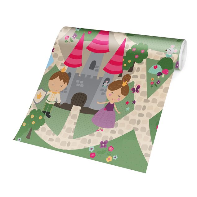 Papel de pared Playoom Mat Wonderland - The Path To The Castle