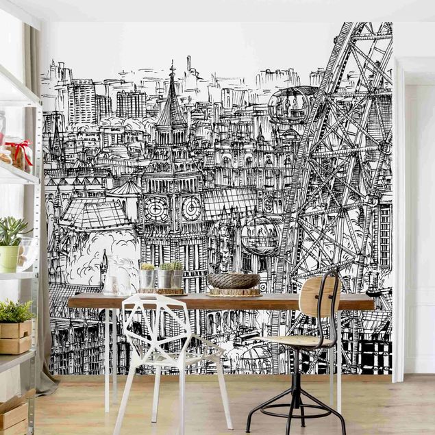 Papel pintado ciudades City Study - London Eye