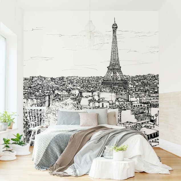 Papel pintado París vintage City Study - Paris