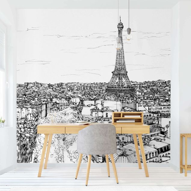 Papel pintado ciudad City Study - Paris