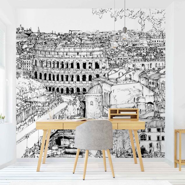Papel pintado ciudad City Study - Rome
