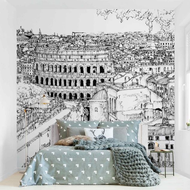 Papeles pintados modernos City Study - Rome