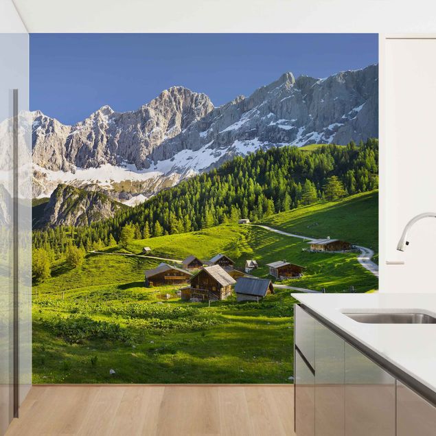 Papel pintado paisajes naturales Styria Alpine Meadow