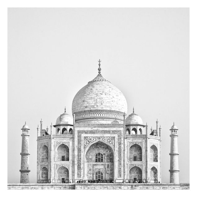 Fototapete - Taj Mahal in Grau