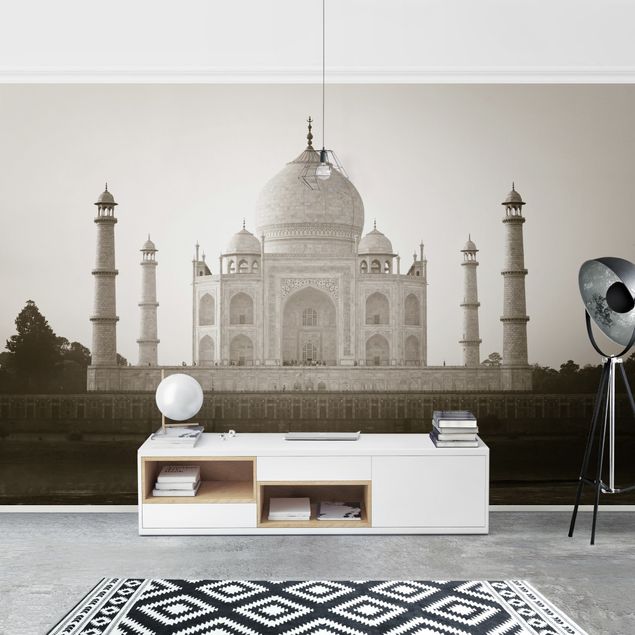 Papel pintado salon beige Taj Mahal