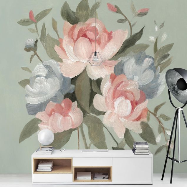 Papeles pintados modernos Bouquet In Pastel I