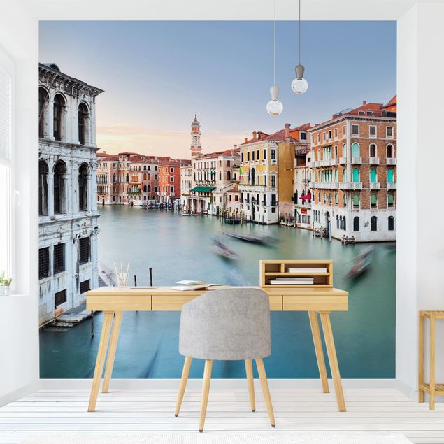 papel pintado arquitectura Grand Canal View From The Rialto Bridge Venice