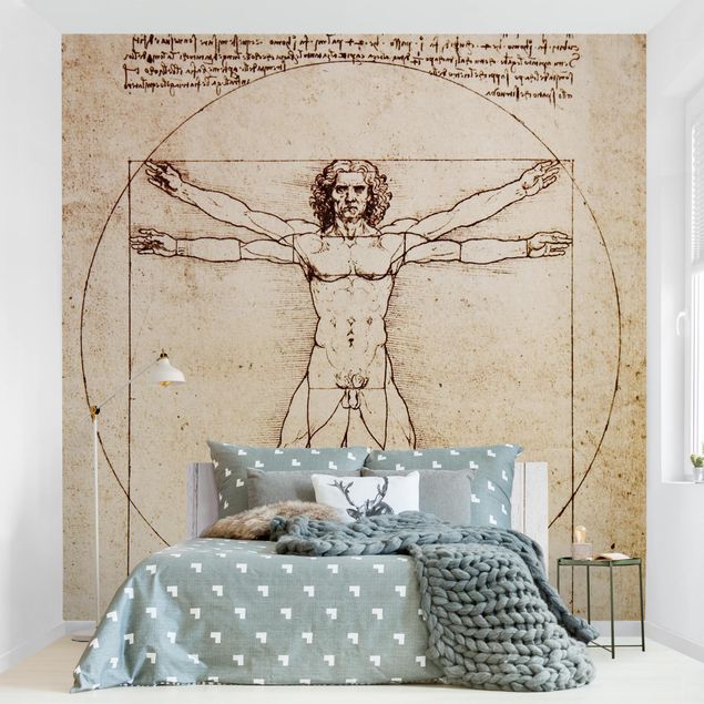 Papel pintado dormitorio vintage Da Vinci