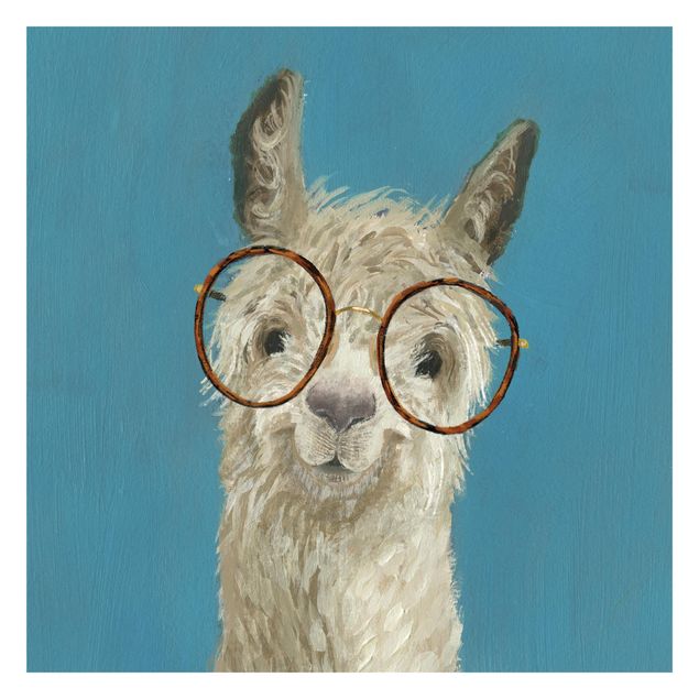 Papeles pintados Lama With Glasses I
