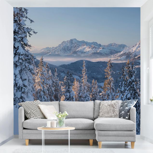 Papeles pintados modernos Leogang Mountains Austria