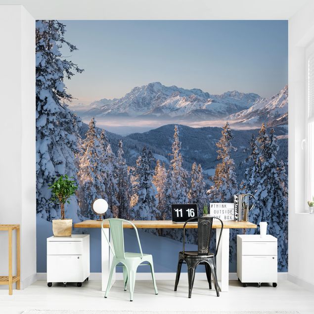 Papel pintado paisajes naturales Leogang Mountains Austria
