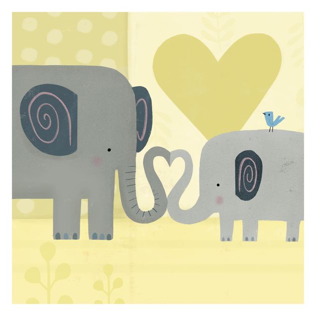 Papeles pintados Mum And I - Elephants