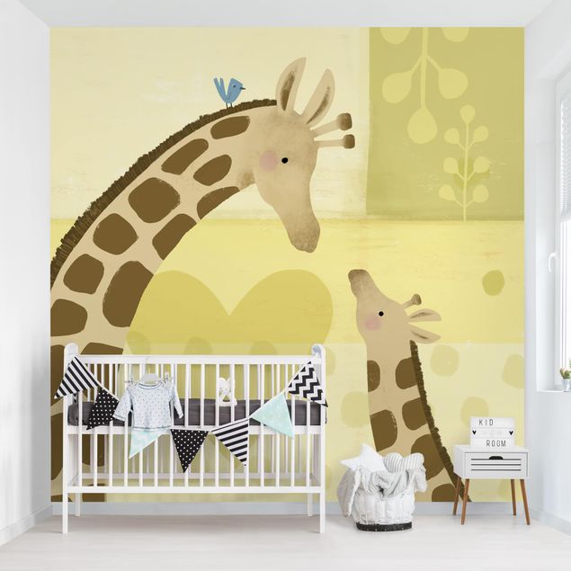 Papel pintado jirafas Mum And I - Giraffes