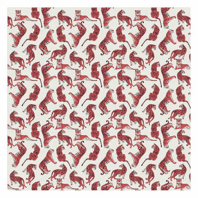 Papel pared animales Tiger Pattern