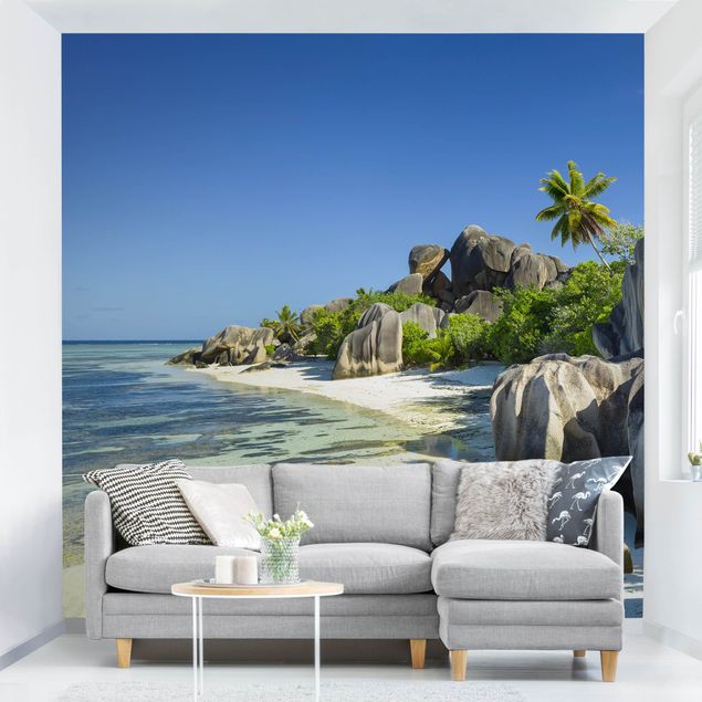 Papel pintado paisajes Dream Beach Seychelles