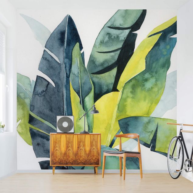 Papel pintado salón moderno Tropical Foliage - Banana