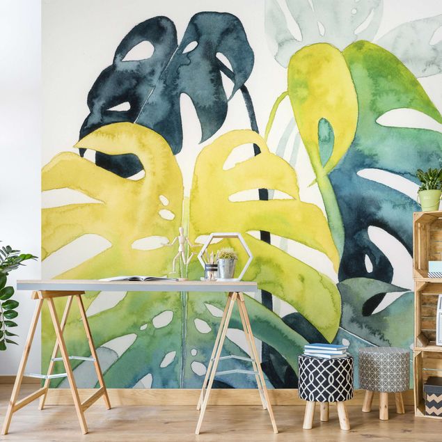 Papel pintado salón moderno Tropical Foliage - Monstera
