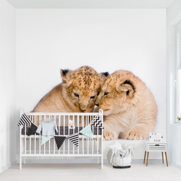 Papel pintado Two Lion Babys