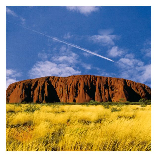 Papel pintado azul Uluru