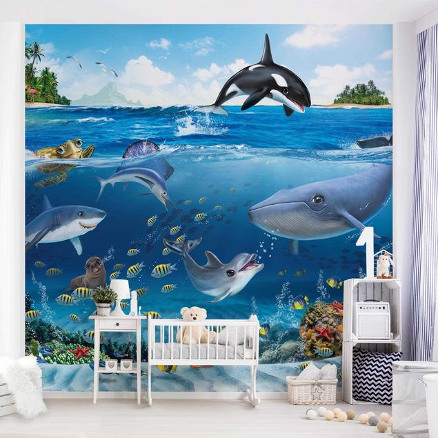 Papel pintado peces Animal Club International - Underwater World With Animals