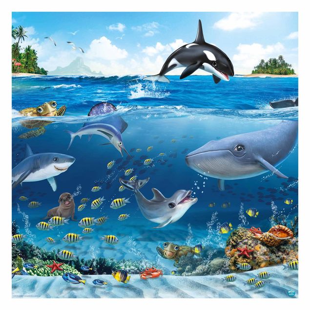 papel pintado playa Animal Club International - Underwater World With Animals