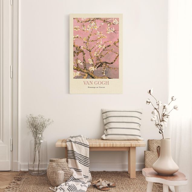Estilo artístico Post Impresionismo Vincent van Gogh - Almond Blossom In Pink - Museum Edition