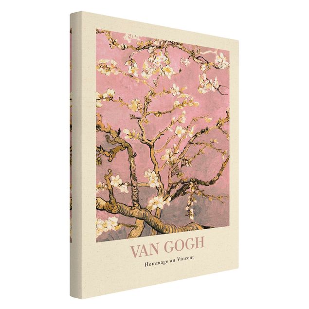 Lienzos de flores Vincent van Gogh - Almond Blossom In Pink - Museum Edition