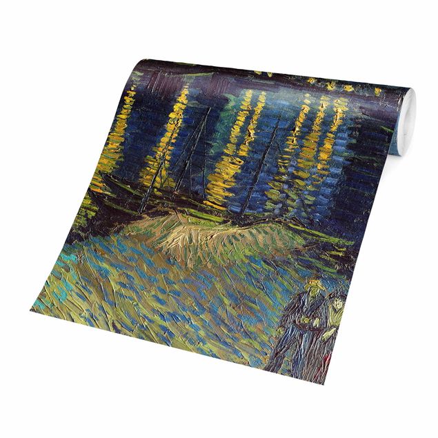 Láminas cuadros famosos Vincent Van Gogh - Starry Night Over The Rhone
