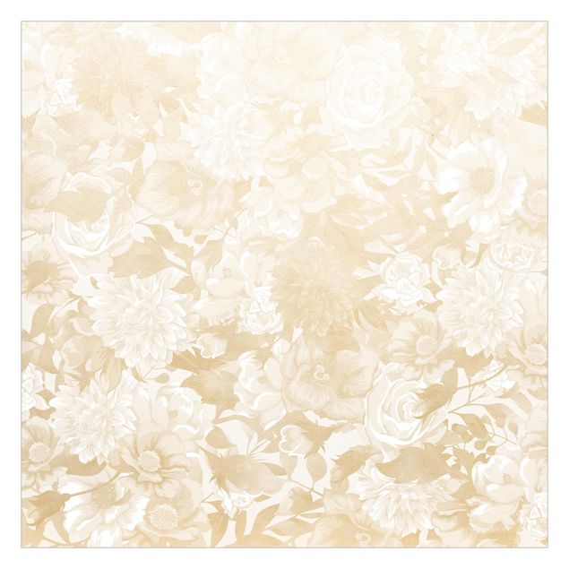 Papel pintado tonos beige Vintage Blossom Dream In Beige