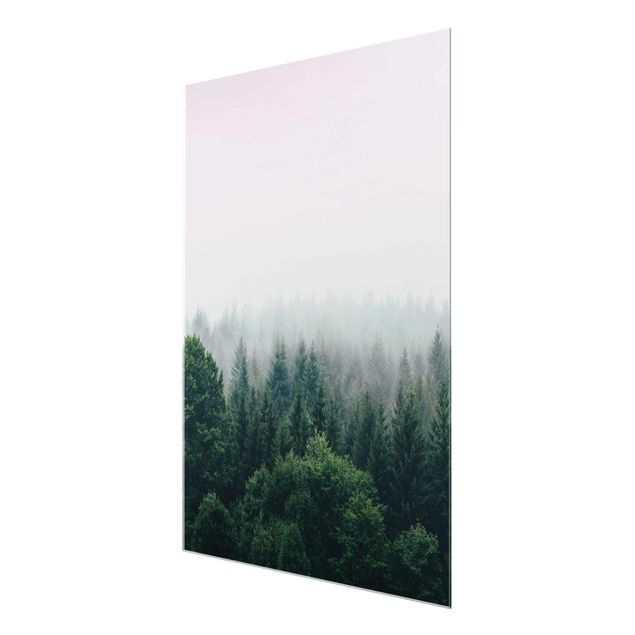 Cuadros modernos y elegantes Foggy Forest Twilight
