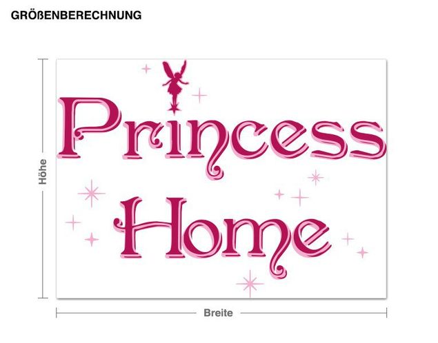Vinilo princesas Princess Home