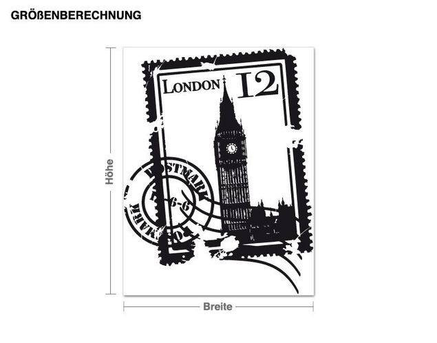 Vinilos londres Stamp London