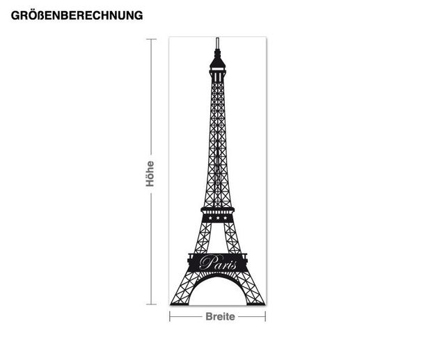 Vinilo torre eiffel Eiffel Tower in Paris