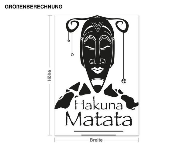 Vinilos de pared África Hakuna Matata