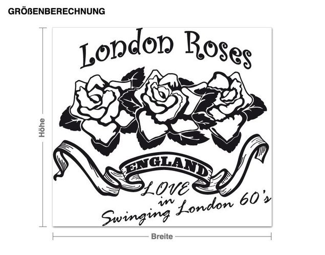 Vinilos londres London Roses