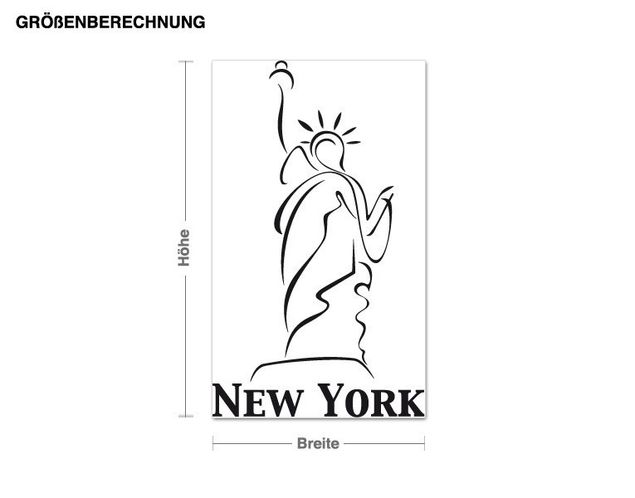 Vinilo nueva york New York Statue of Liberty