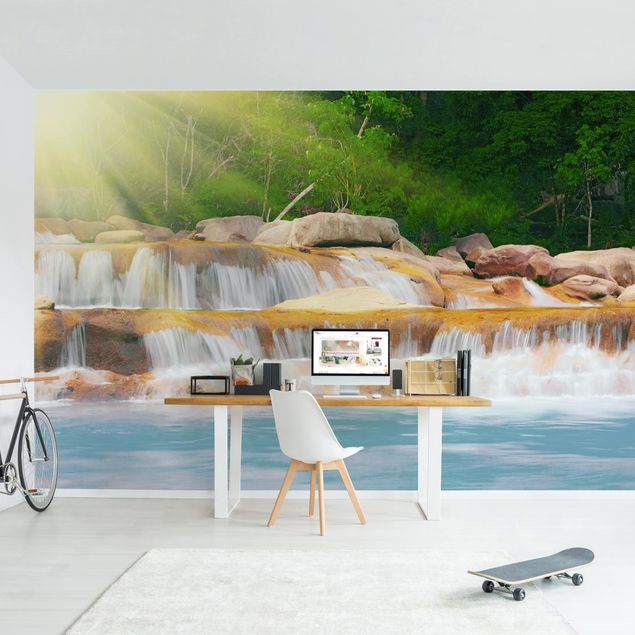 Papel pared paisaje Waterfall Clearance