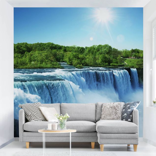 Papeles pintados modernos Waterfall Scenery