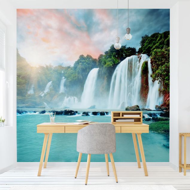 Papel pintado cascadas Waterfall Panorama