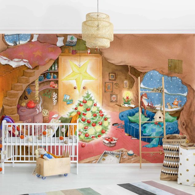 Decoración habitación infantil Vasily Raccoon - Finally It's Christmas