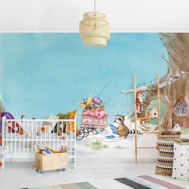 Decoración habitación infantil Vasily Raccoon - Vasily Moves