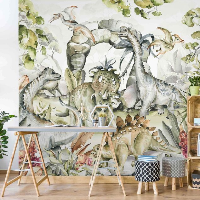 Papel pared animales World Of Dinosaurs