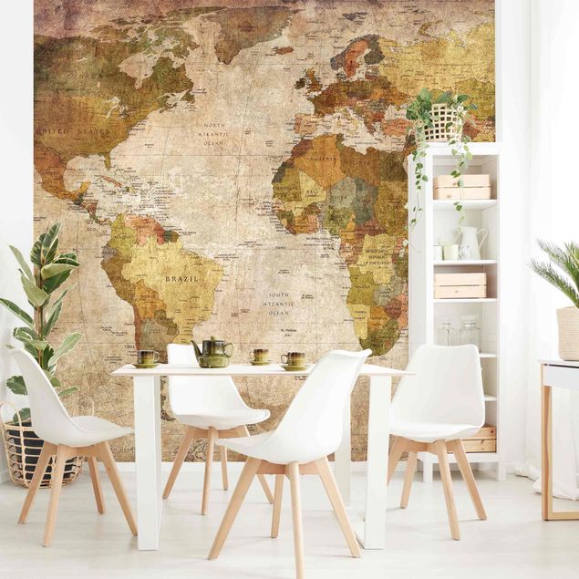 Papeles pintados World map