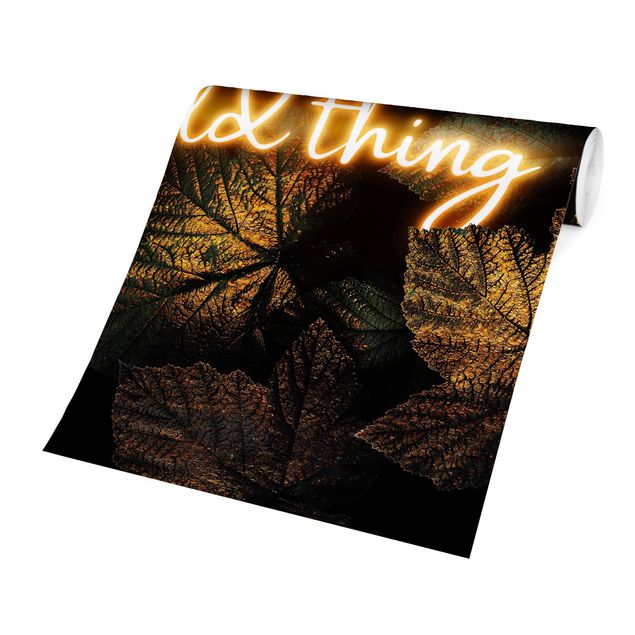 Papel de pared Wild Thing Golden Leaves