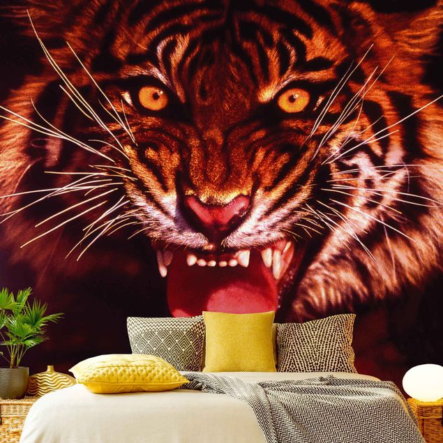 Papel pintado tigres Wild Tiger