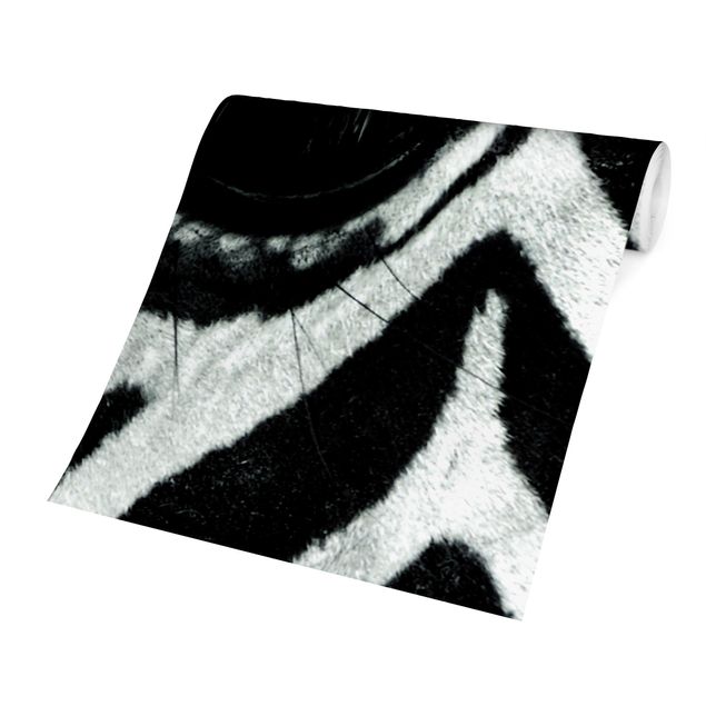 Papel pintado en blanco y negro Zebra Crossing