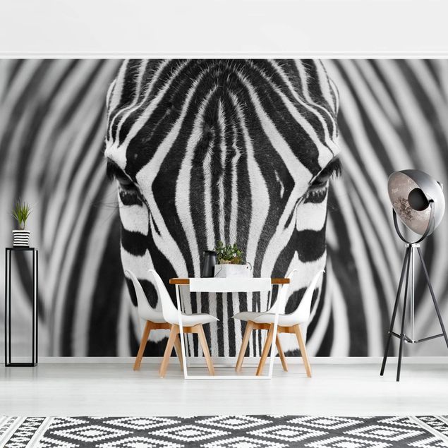 Papel pintado con patrones Zebra Look